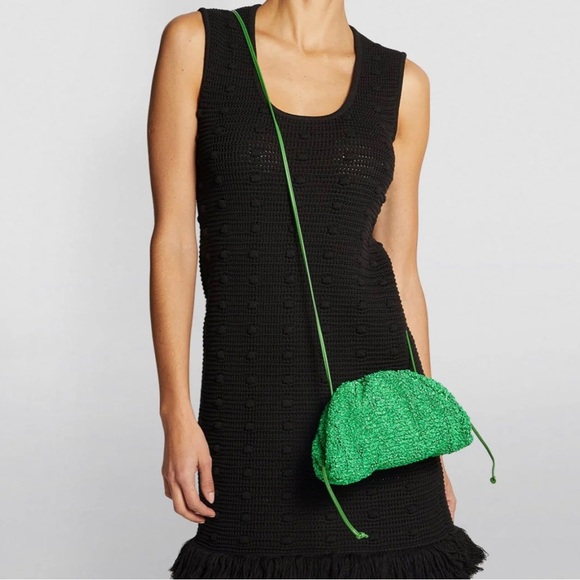 BOTTEGA VENETA MINI CURLY RAFFIA CLUTCH BAG - Picture 7 of 7